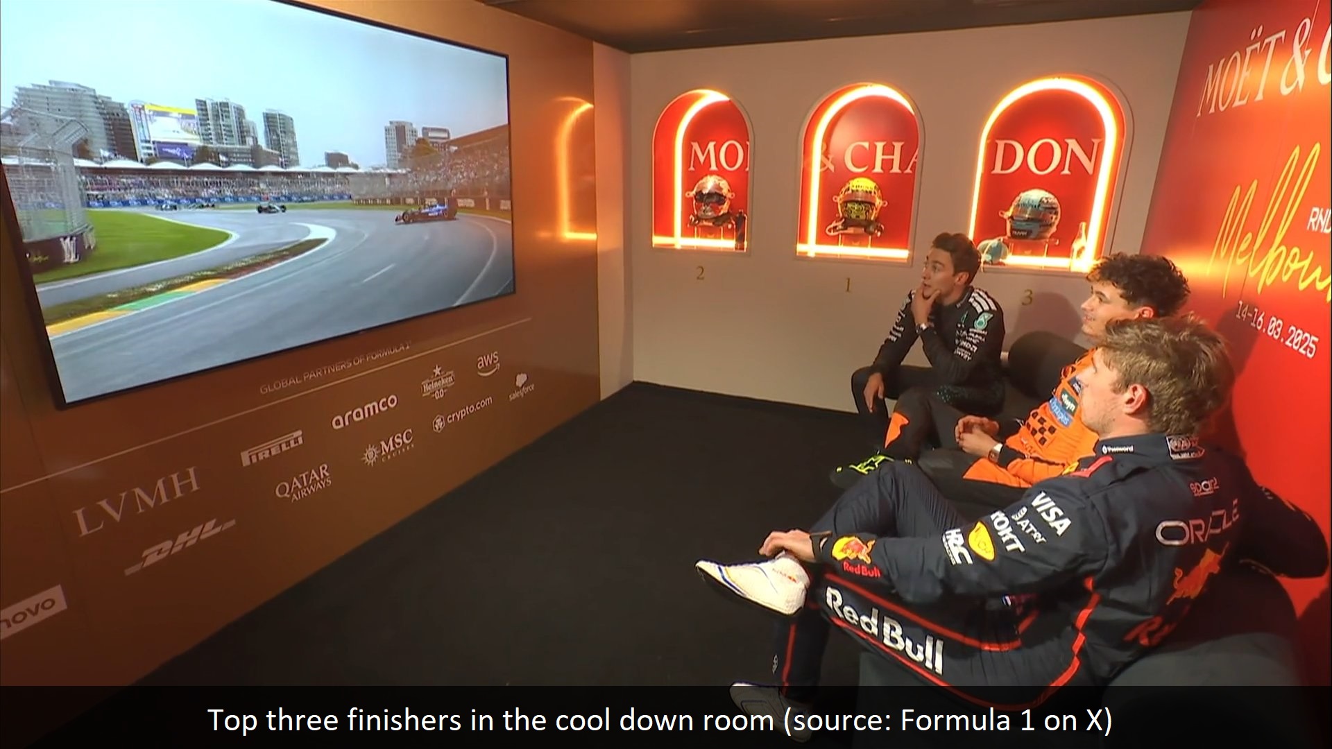 Australian GP: New Championship Leader Celebrating