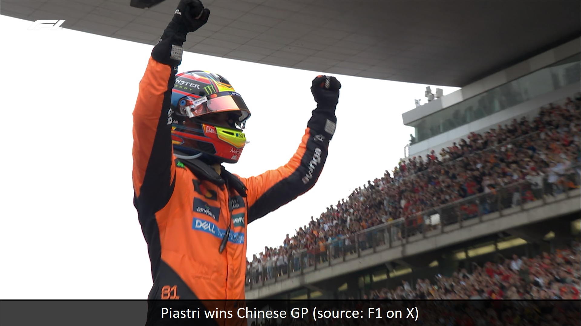 Chinese GP: Piastri leads 50th McLaren 1-2 in history