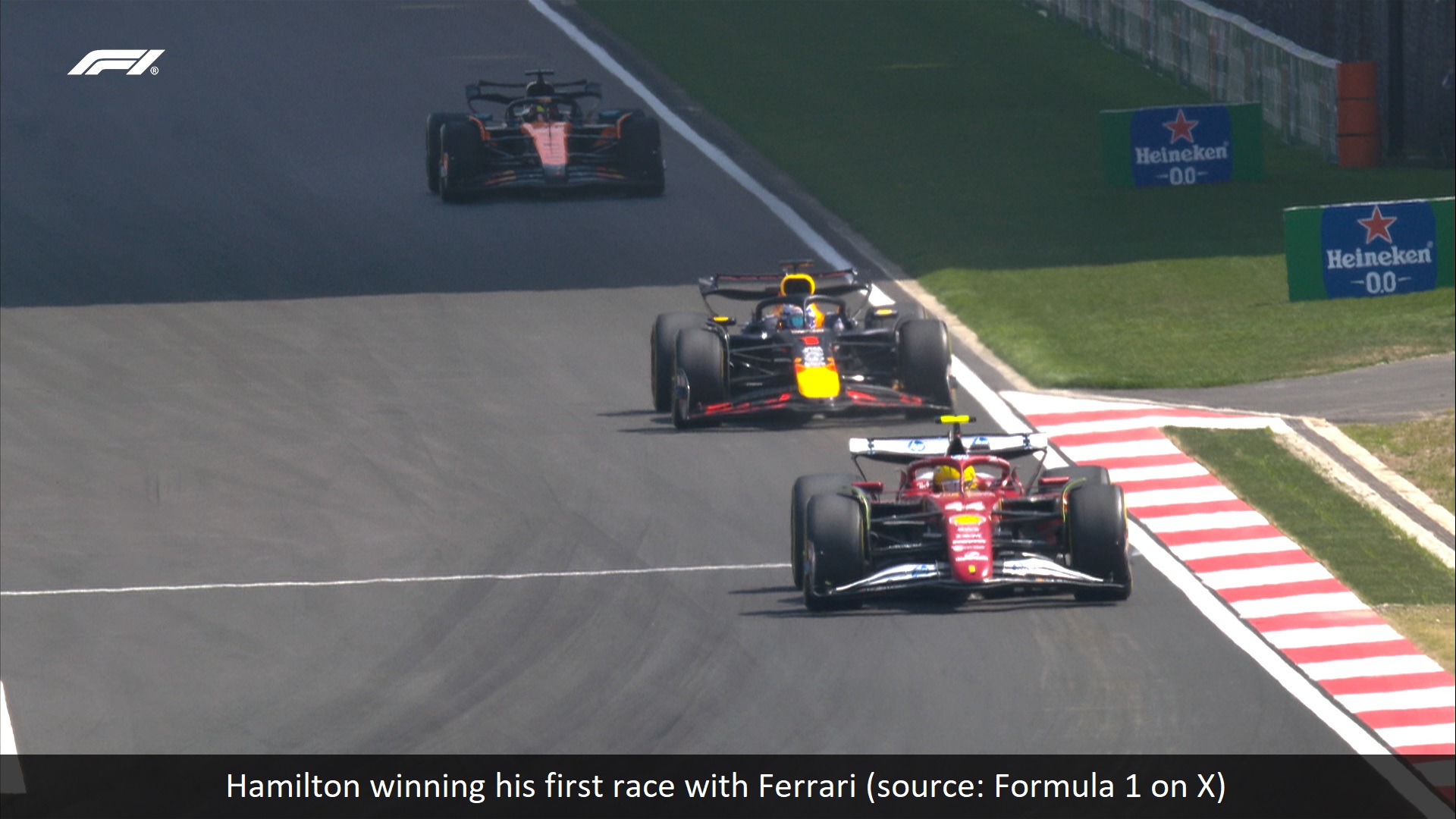 Chinese Sprint Race: Hamilton’s First Win in Red