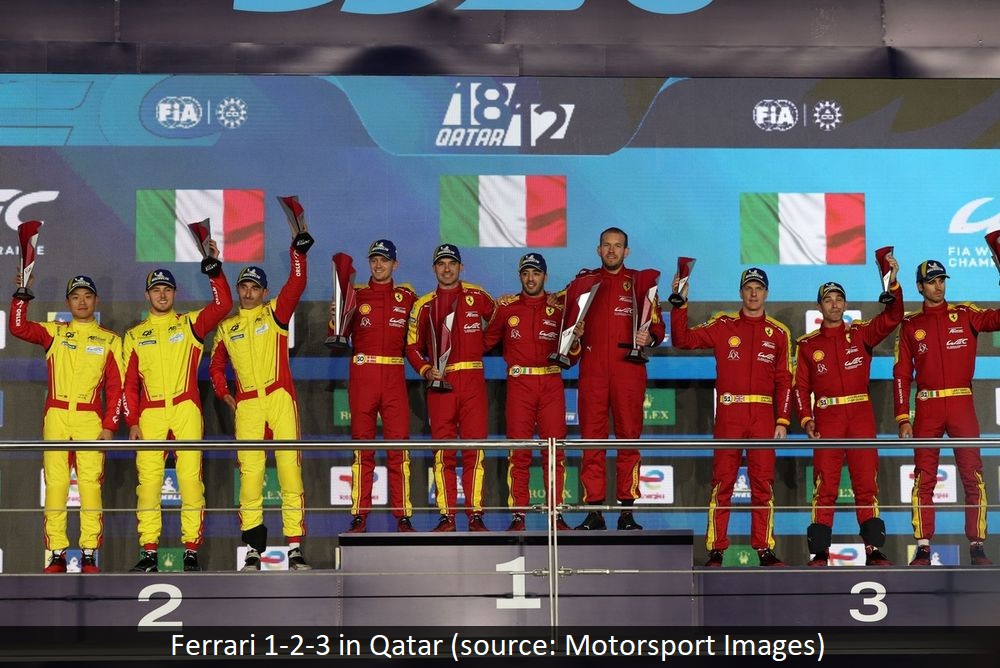 Ferrari Dominates the WEC Season Opener in Qatar