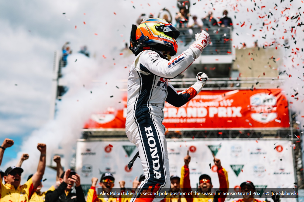 “Today, it’s been on fire”, says Alex Palou about his pole position