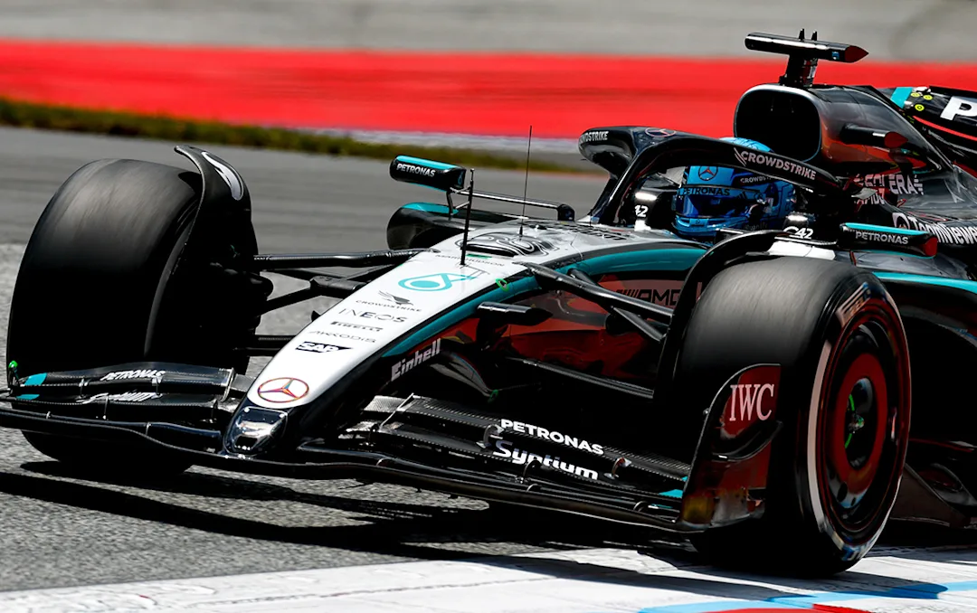 Austrian GP: New faces and Russell ahead of Verstappen.