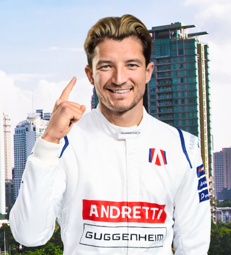 Jake Dennis Achieves Stunning Pole Position in Jakarta E-Prix