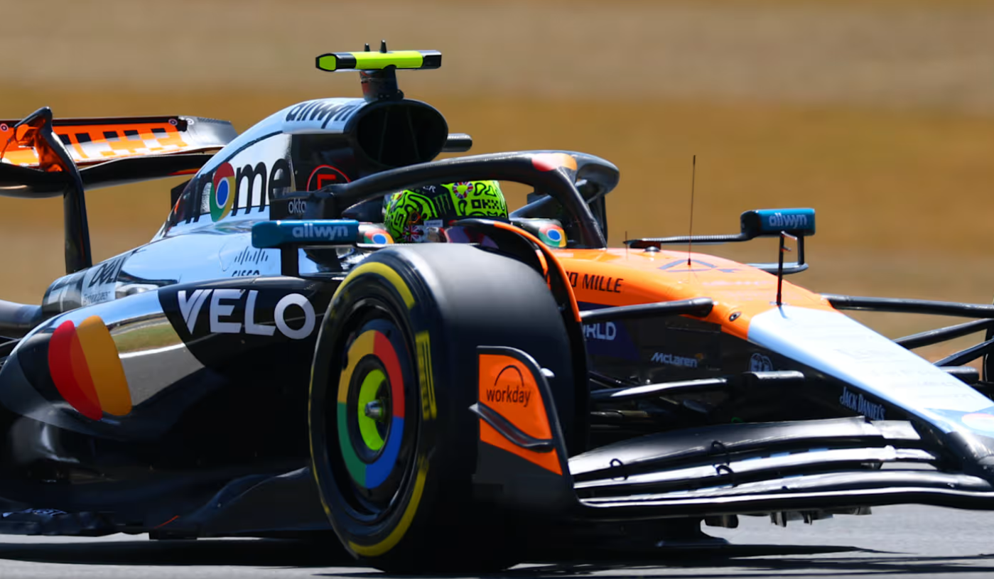 Norris Leads FP2 as British Drivers Shine at Silverstone