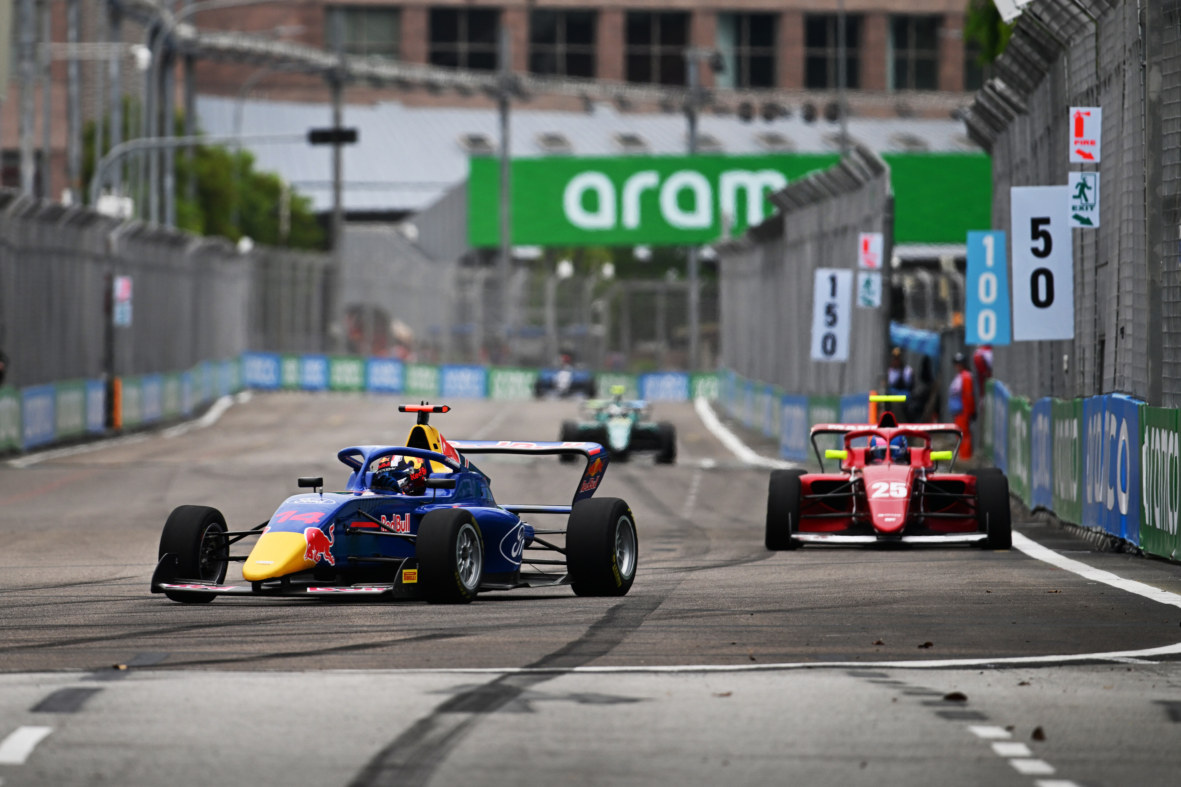 Weug Wins Pole in F1 Academy Qualifying Under Singapore Lights