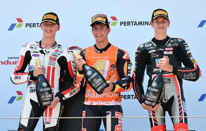 Rueda Crowned Moto3 World Champion in Indonesia After Mandalika Victory