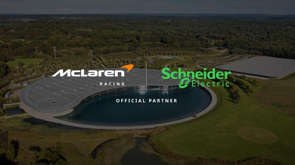 Schneider Electric is now the Official Energy Technology Partner of McLaren Racing.