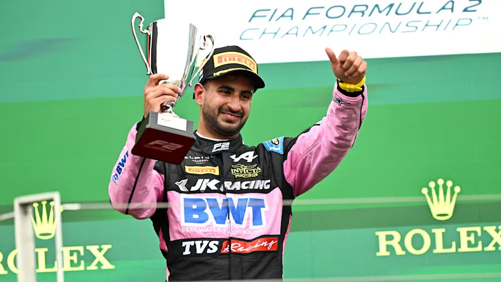 Maini Takes Dominant Win in Barcelona F2 Sprint Race