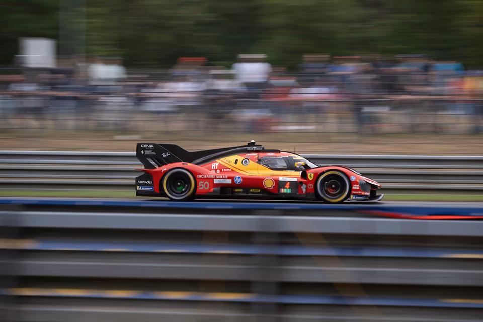 The #50 Ferrari AF Corse 499P at the 6 Hours of São Paulo
