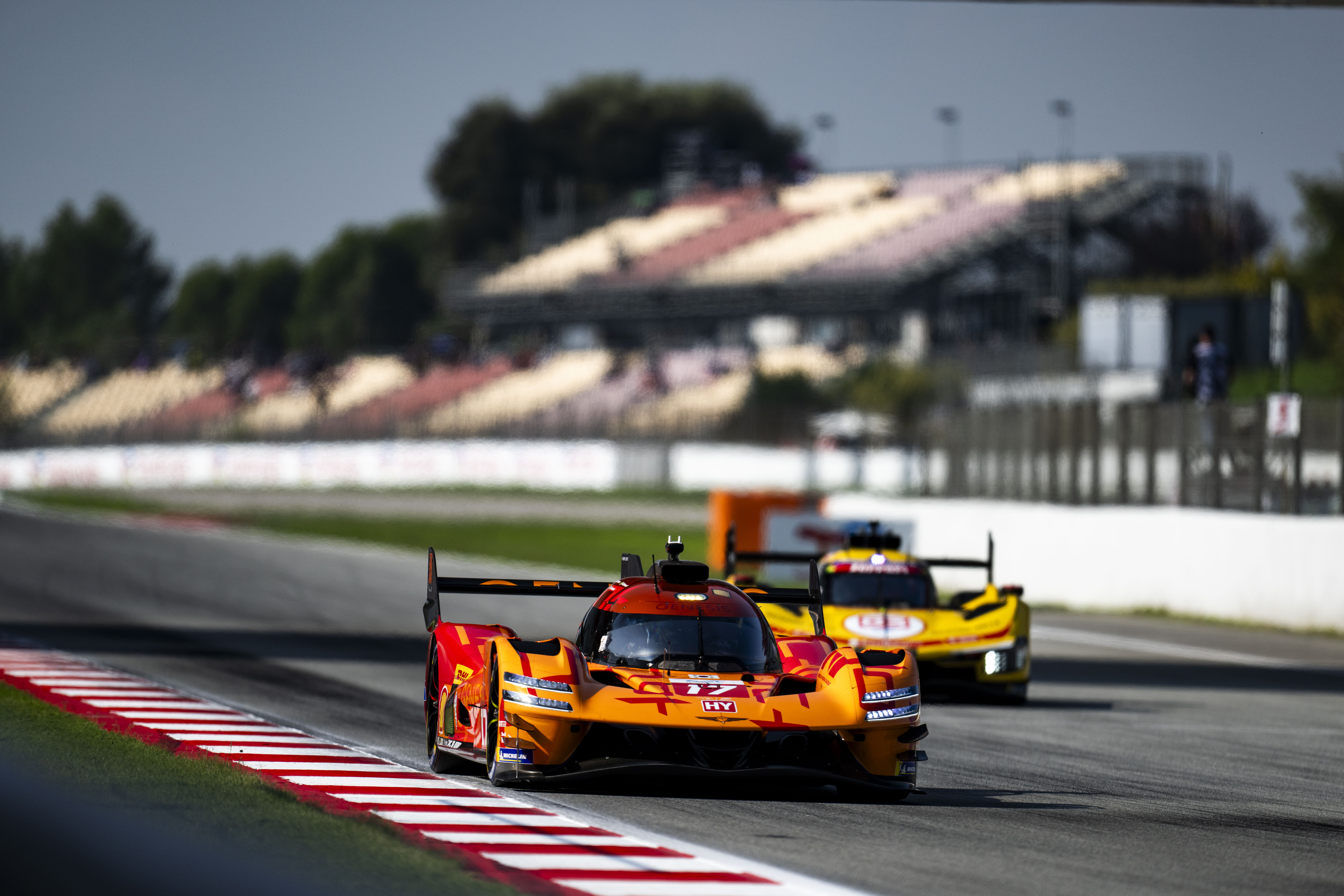 17 DERANI Pipo (bra), JAUBERT Mathys (fra), LOTTERER André (ger), Genesis Magma Racing, Genesis GMR-001 #17, Hypercar, action during the 6 Hours of Barcelona 2026, 7th round of the 2026 FIA World Endurance Championship, from October 16 to 18, 2026 on the Circuit de Barcelona-Catalunya in Montmelo, Spain